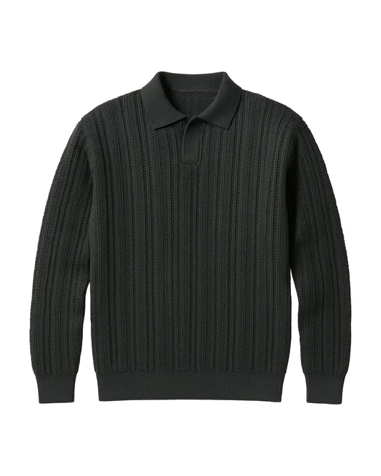 Ink Black Full Polo