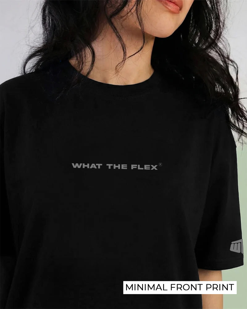 Raw Black Boxy-Fit T-Shirt