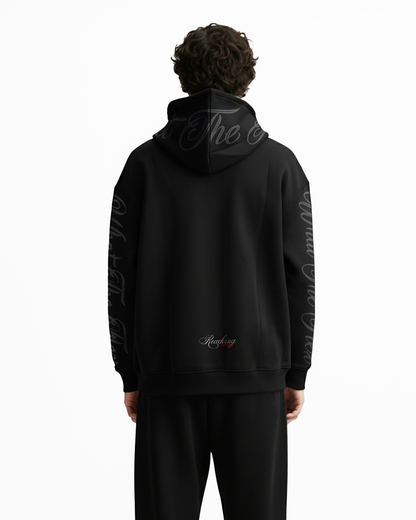 Black Angel Oversized Hoodie