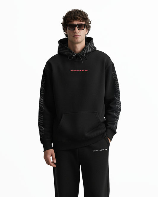 Black Angel Oversized Hoodie