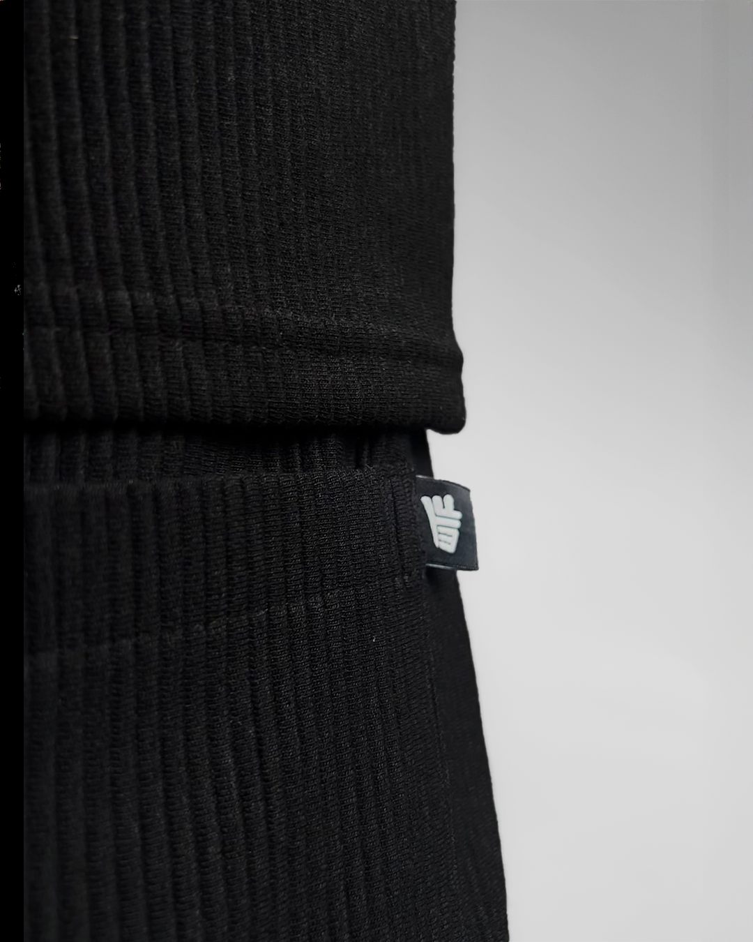 Black Ribbed Pants