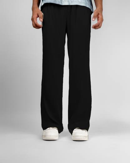 Classic Black Korean Pants