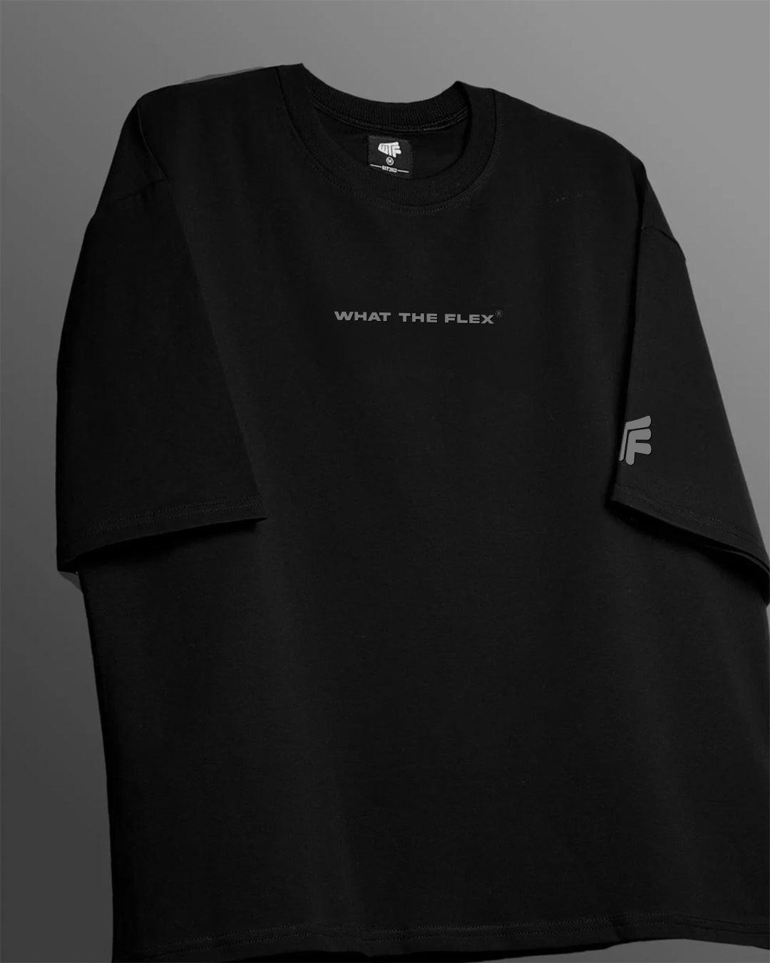 Raw Black Boxy-Fit T-Shirt
