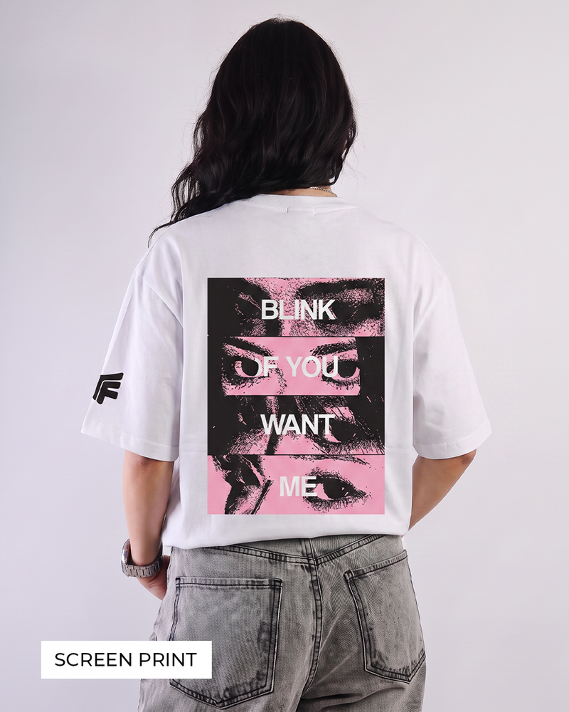Blink Heavyweight White T-shirt For Women.