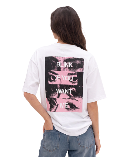 Blink Heavyweight White T-shirt For Women.
