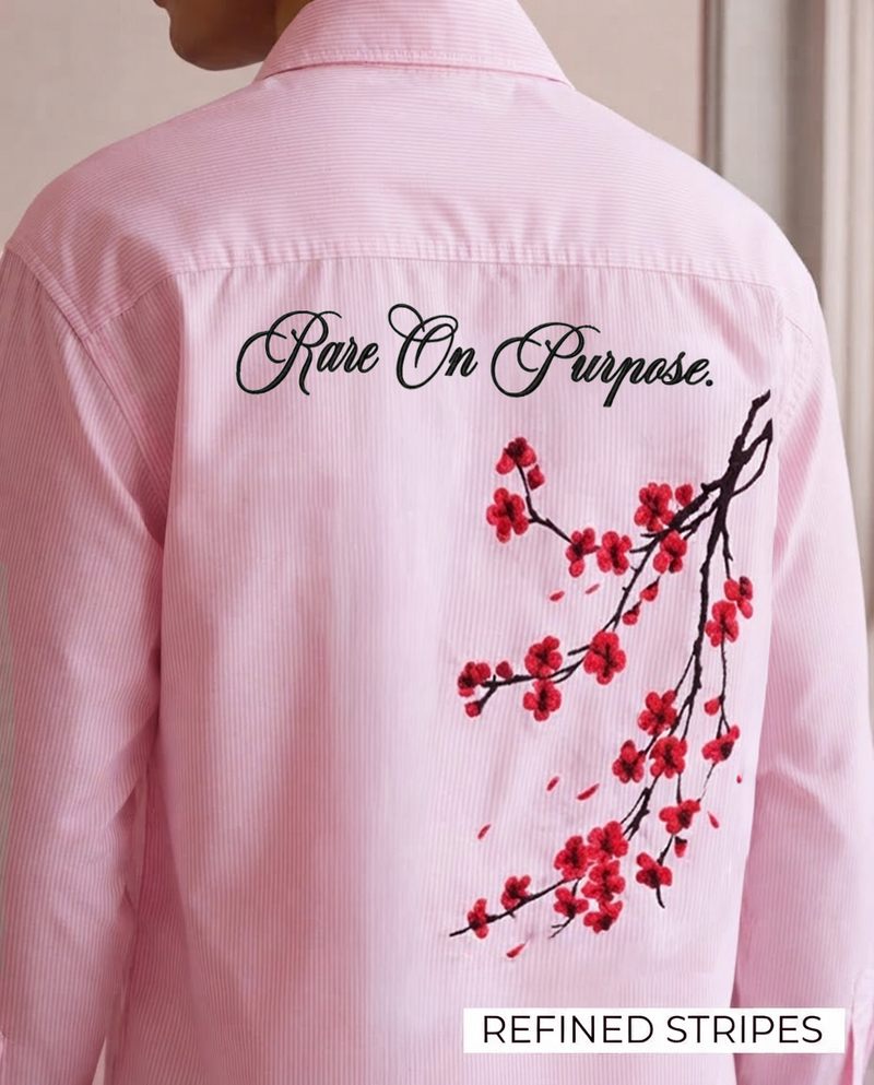 Bloom On Purpose Pink Striped Shirt