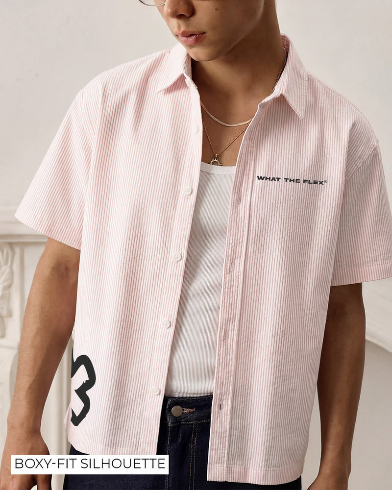 Broken Dreams Half Sleeve Striped Shirt