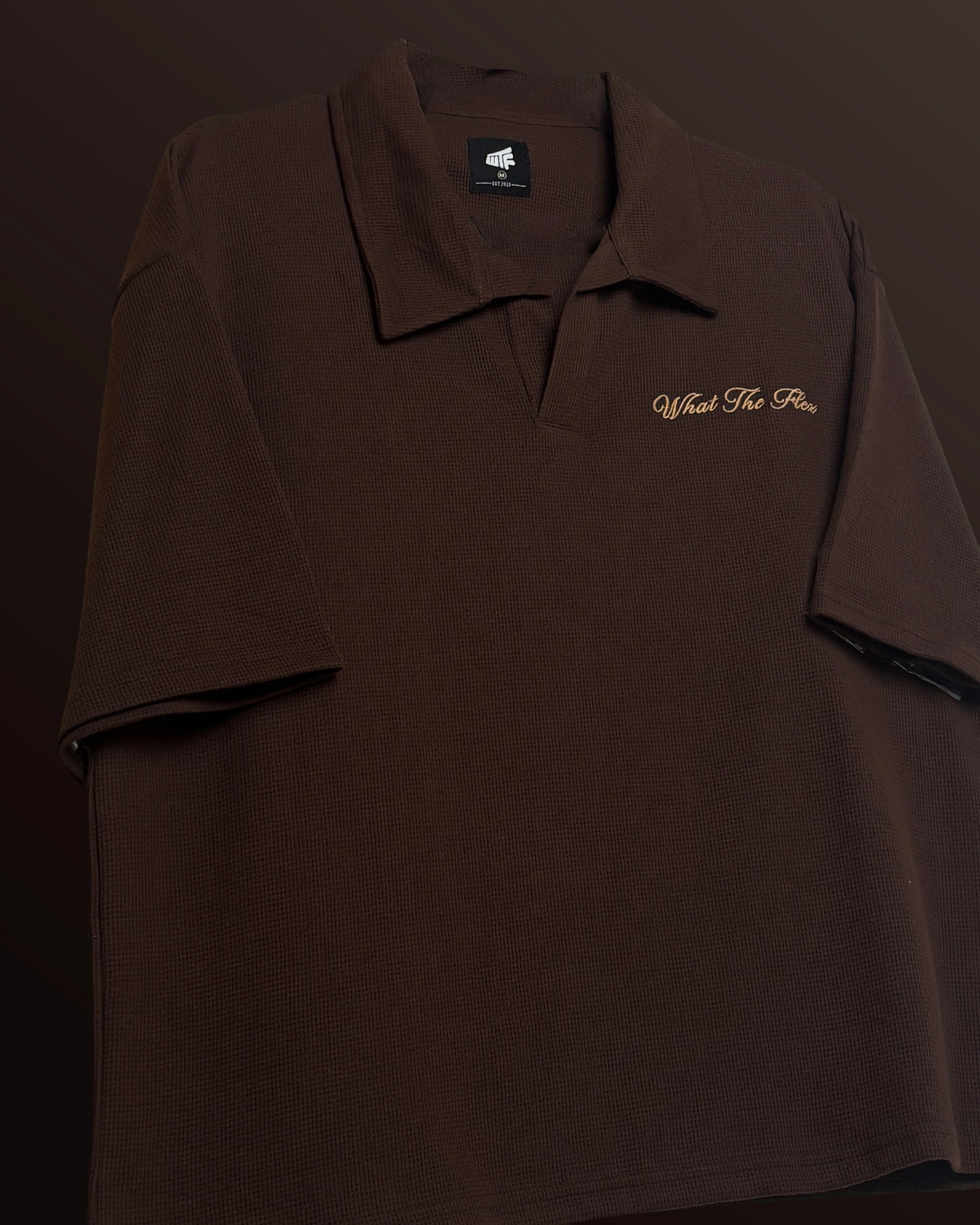 brown old money shirt 