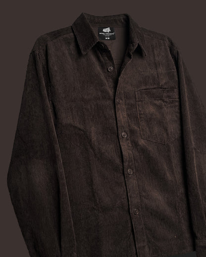Mocha Corduroy Shirt
