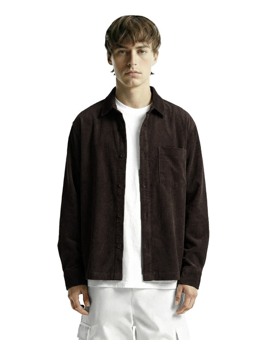 Mocha Corduroy Shirt