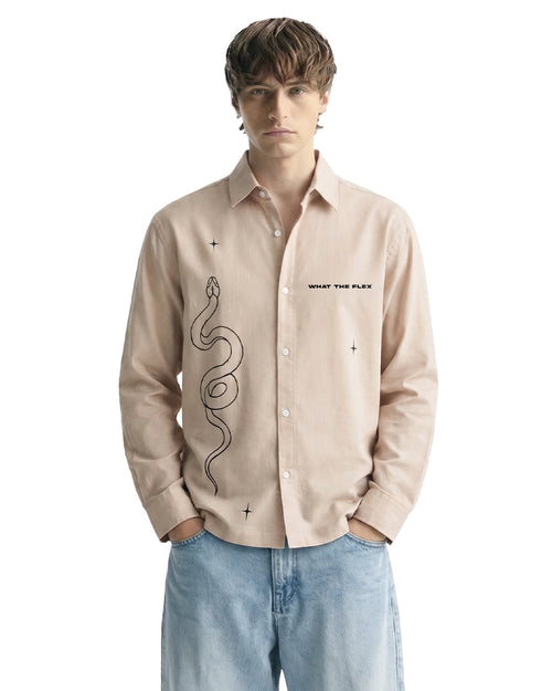 Culture Linen Full Sleeves Shirt