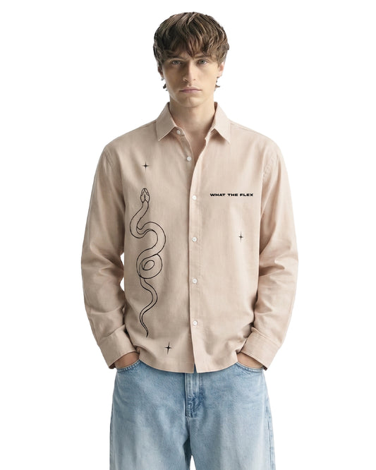 Culture Linen Full Sleeves Shirt