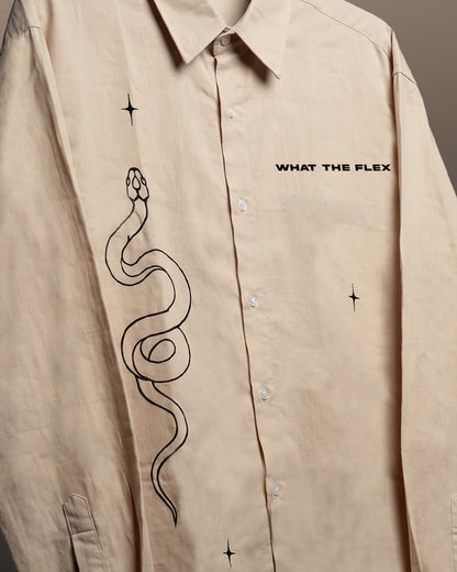 Culture Linen Full Sleeves Shirt