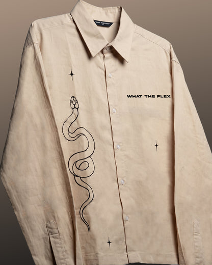 Culture Linen Full Sleeves Shirt
