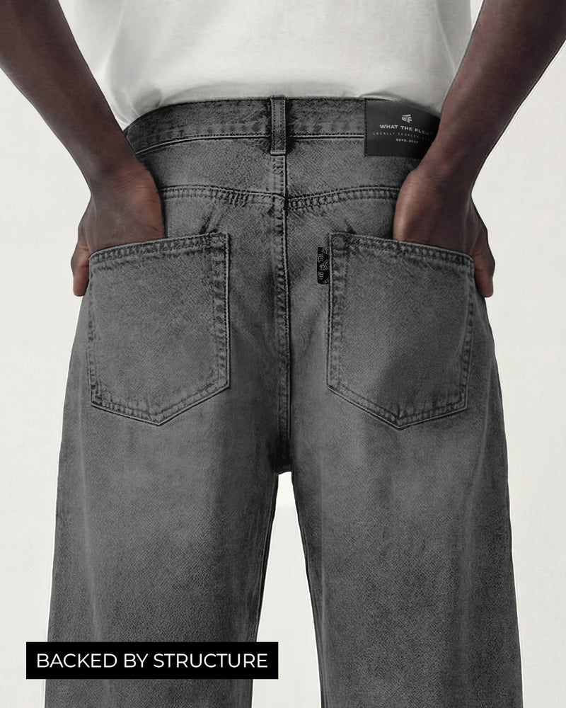 Cypher Grey Baggy Jeans