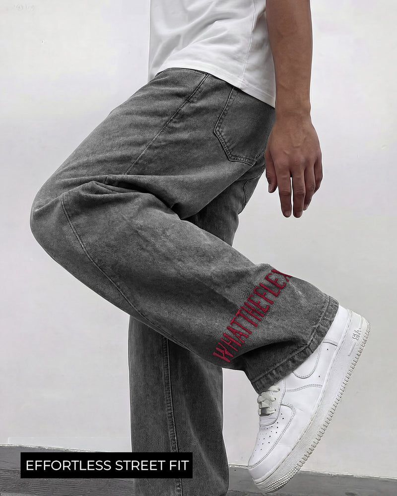 Cypher Grey Baggy Jeans