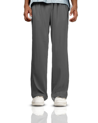 Dark Grey Classic Korean Pants