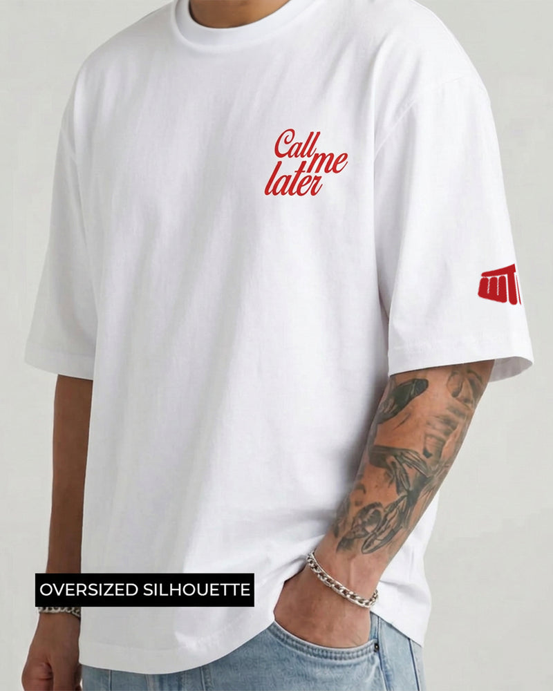 Deadlines Heavyweight White T-Shirt