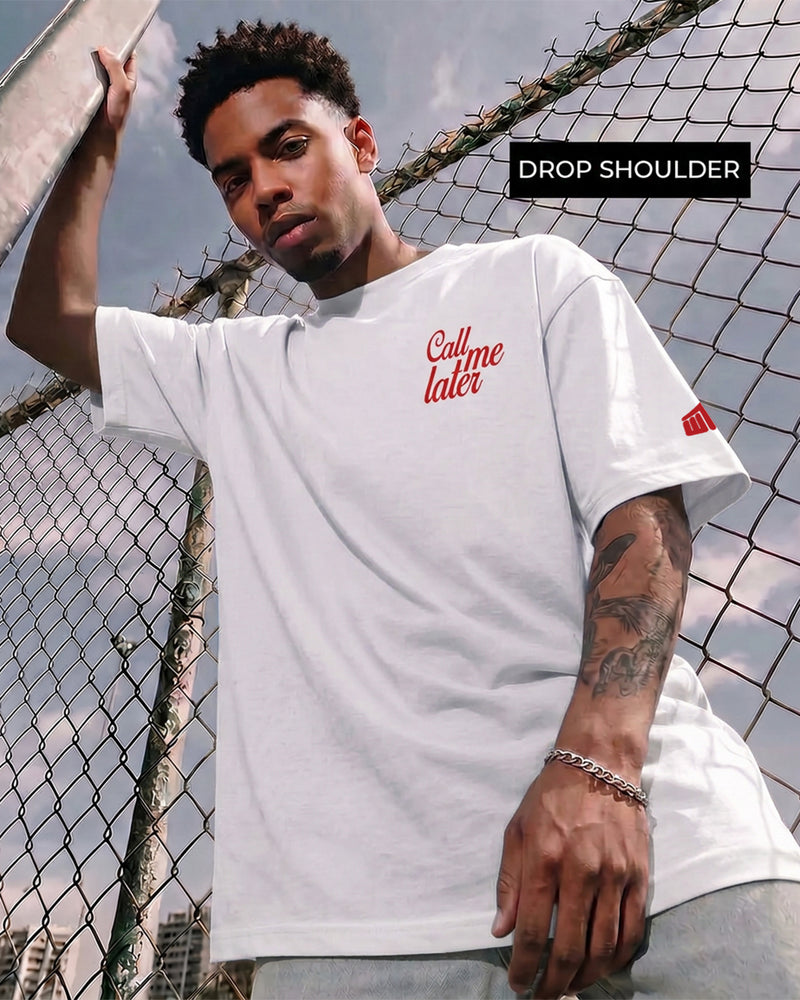 Deadlines Heavyweight White T-Shirt