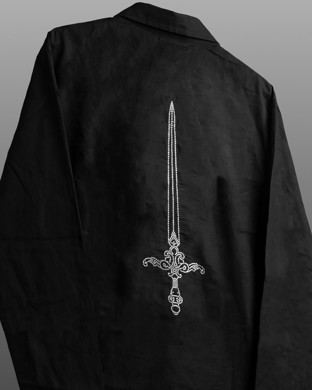 Death Oath Linen V-Neck Shirt