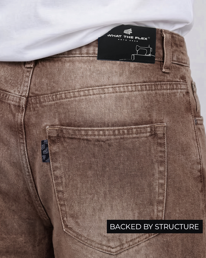 Drift Brown Baggy Jeans