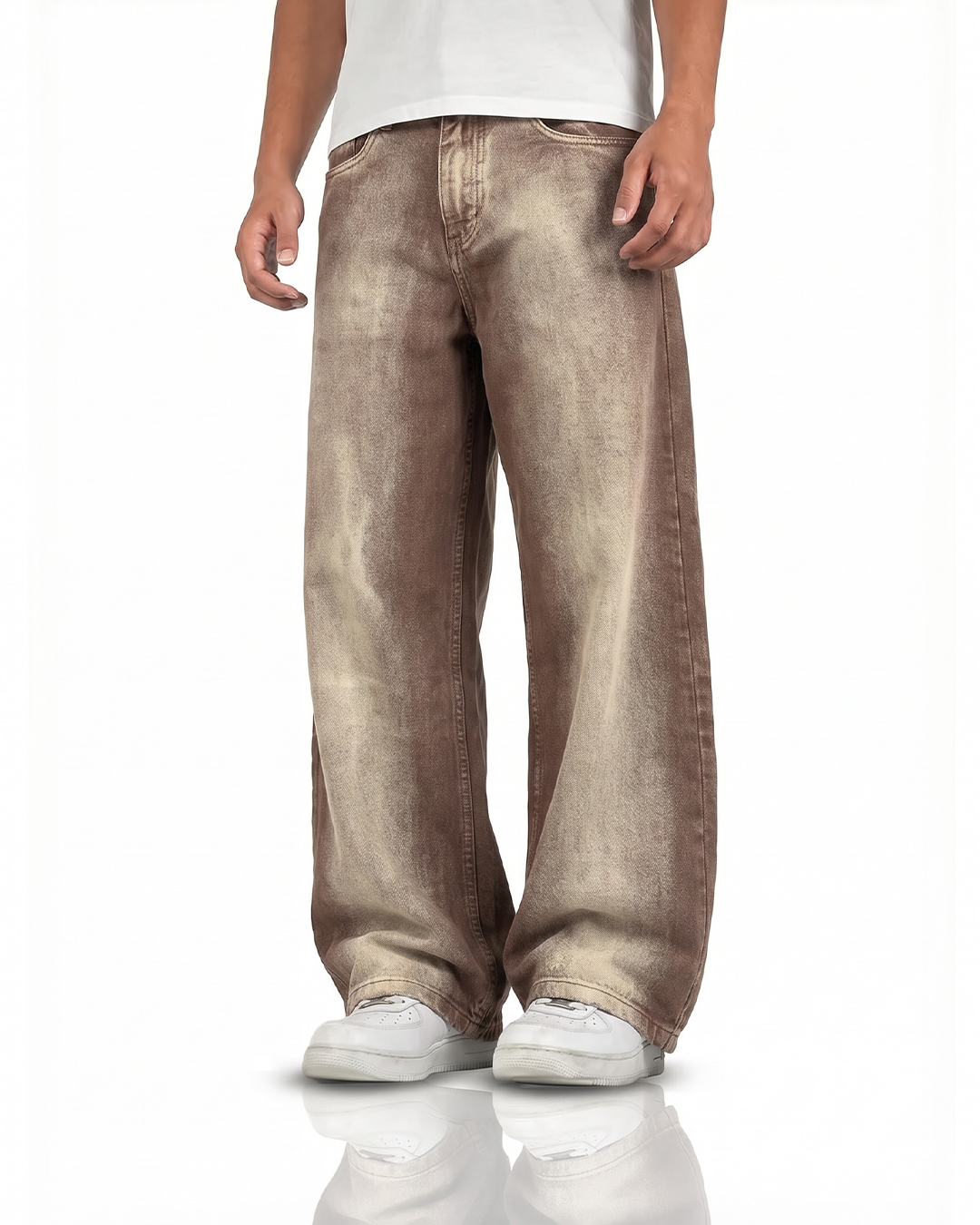 Drift Brown Baggy Jeans