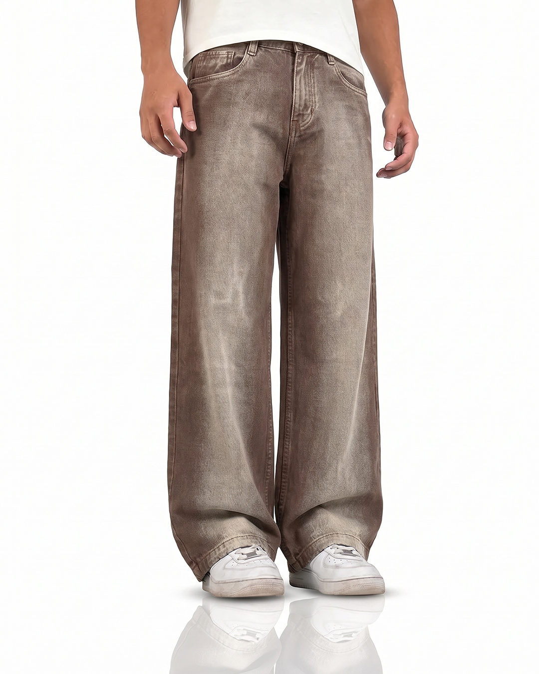 Drift Brown Baggy Jeans