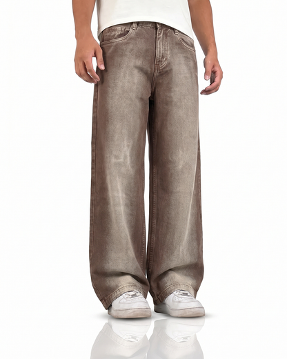 Drift Brown Baggy Jeans
