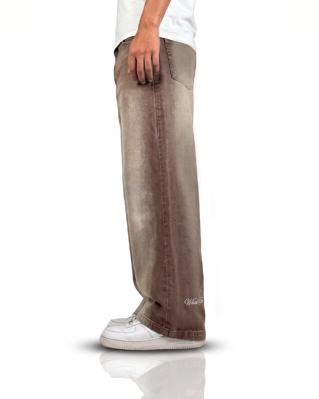 Drift Brown Baggy Jeans