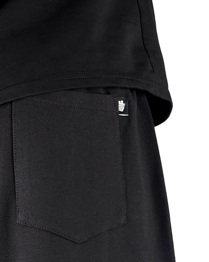 Black Dropout Sweatpants