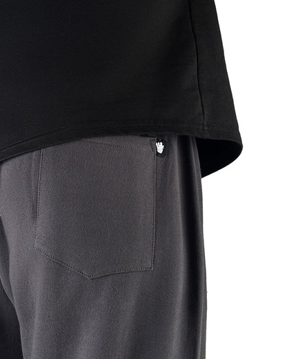 Grey Dropout Sweatpants