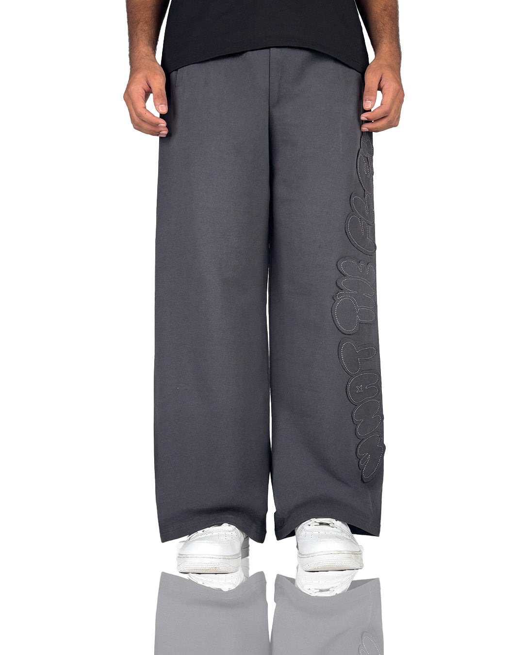 Buy Grey Cotton Dropout Sweatpants – WHAT THE FLEX