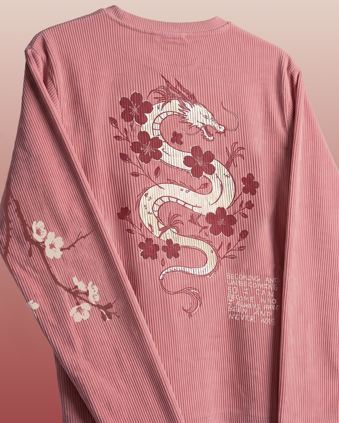 Floral Myth Full Sleeves Ribbed T-Shirt