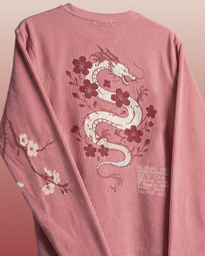 Floral Myth Full Sleeves Ribbed T-Shirt