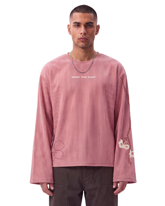 Floral Myth Full Sleeves Ribbed T-Shirt