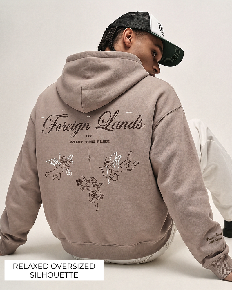 Foreign Lands Boxy-Fit Hoodie