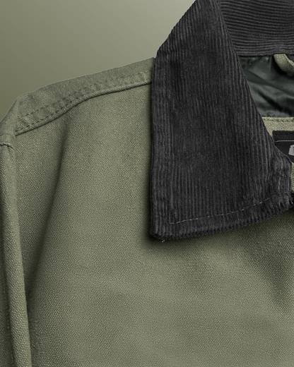 Forest Olive Denim Cord Jacket