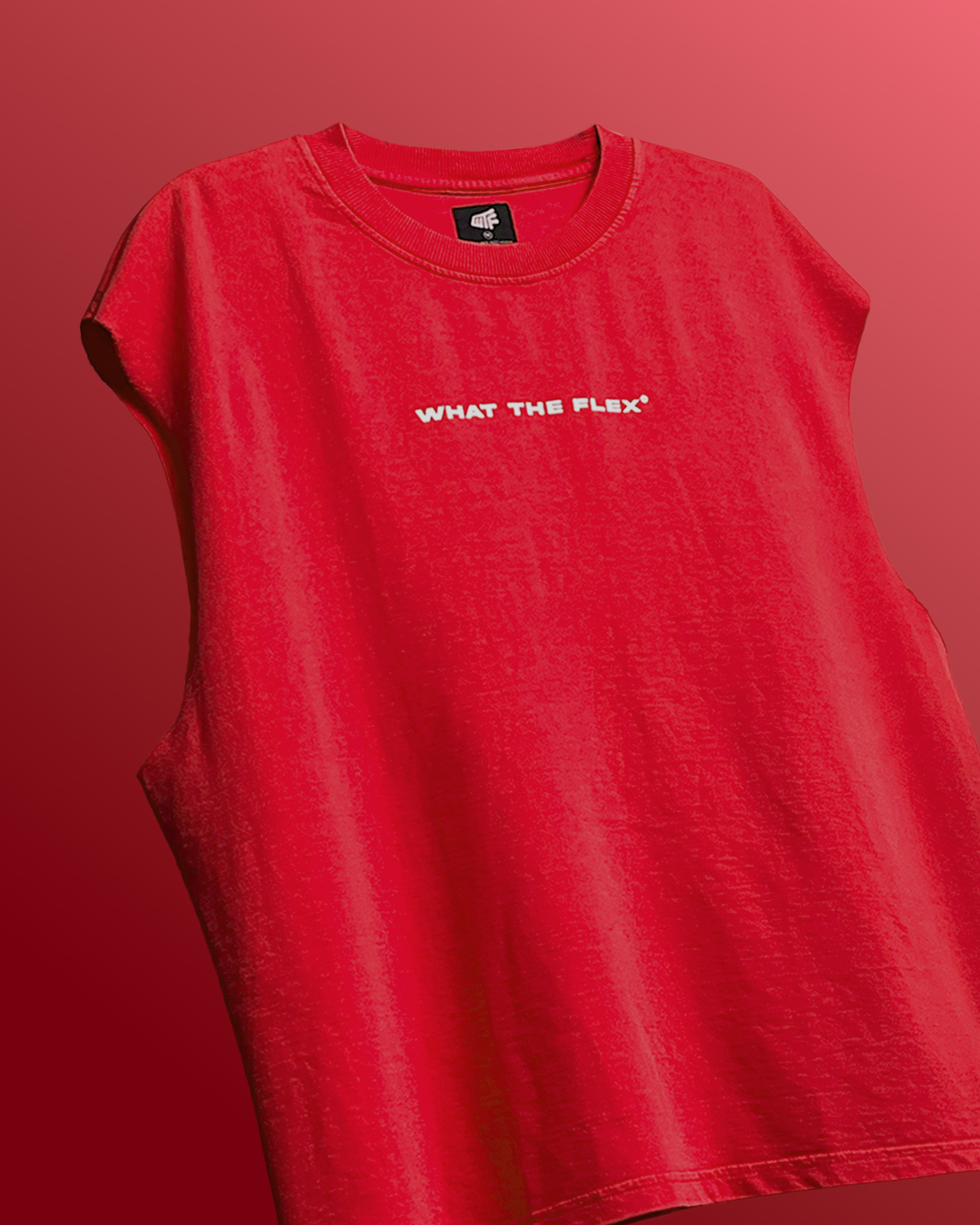 Global Threat Red Acid Wash Vest