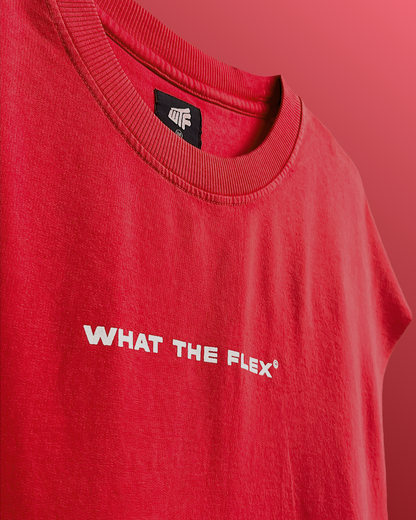 Global Threat Red Acid Wash Vest