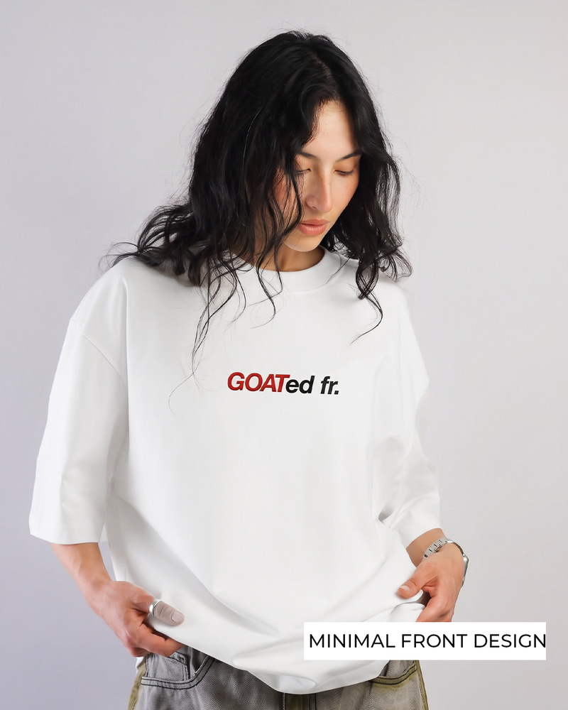 Goat Overnight Heavyweight White T-shirt For Women.