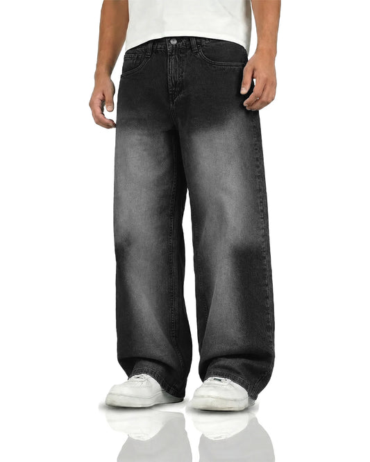 Graphite Black Baggy Jeans