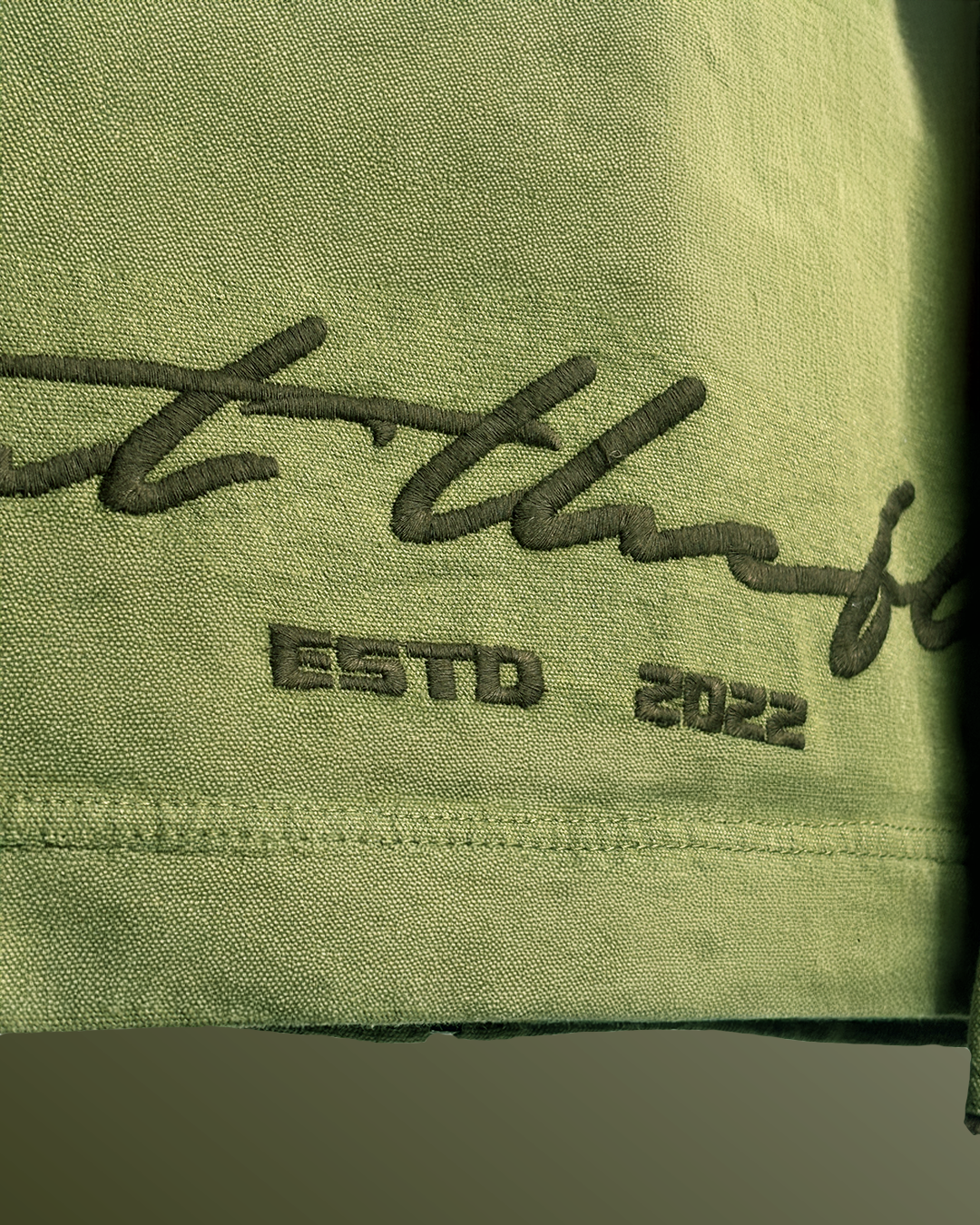 Elite Olive Corduroy Denim Jacket