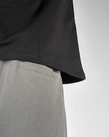 Dropzone Grey Cotton Shorts