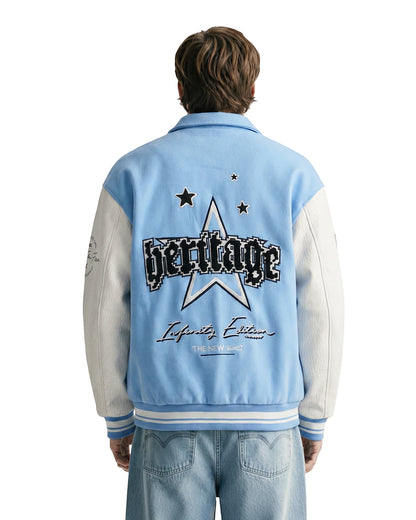 Heritage Light Blue Varsity Jacket