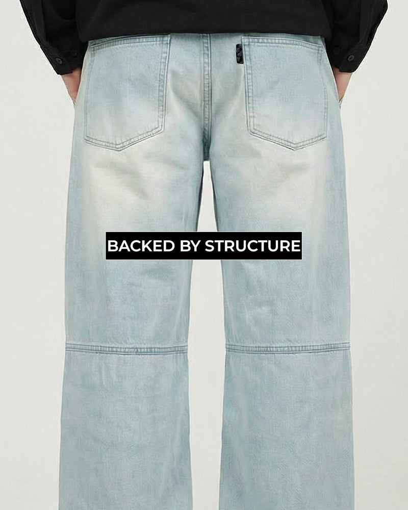 Horizon Blue Baggy Jeans