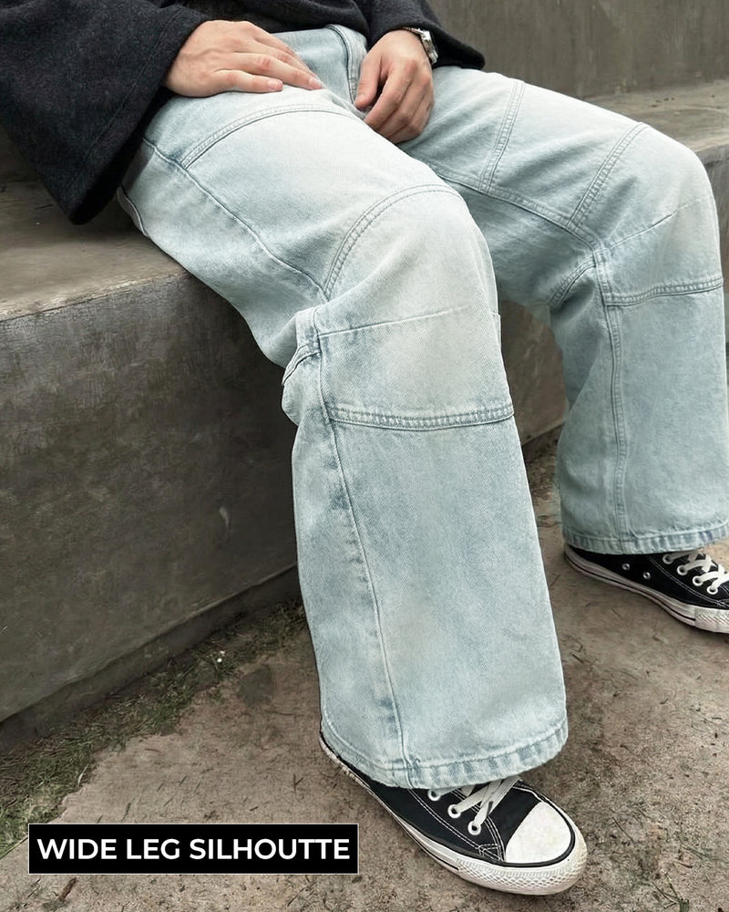 Horizon Blue Baggy Jeans