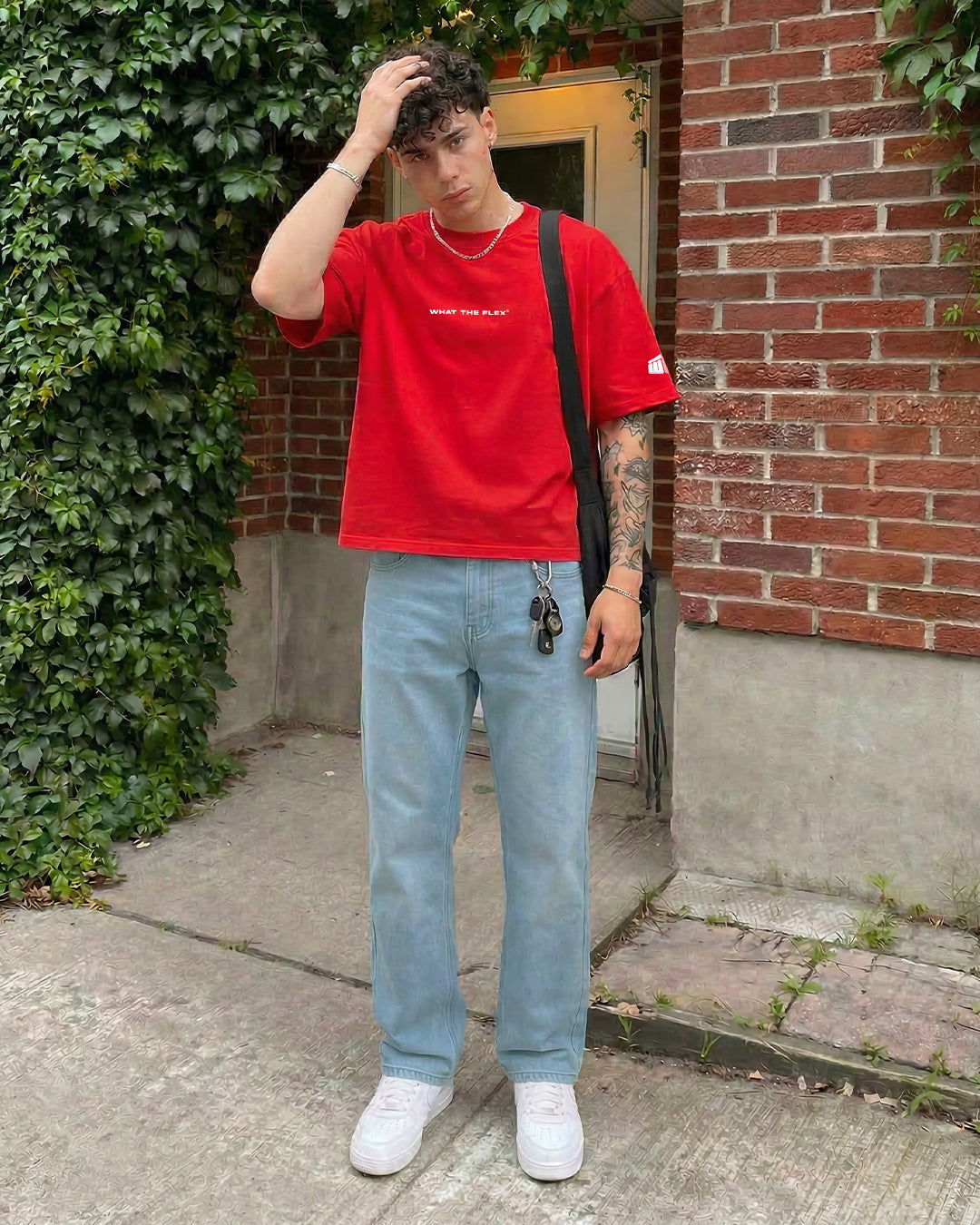 Ice Blue Straight Cut Jeans