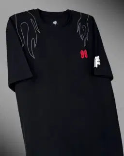 Don't Trip Black Oversized T-shirt