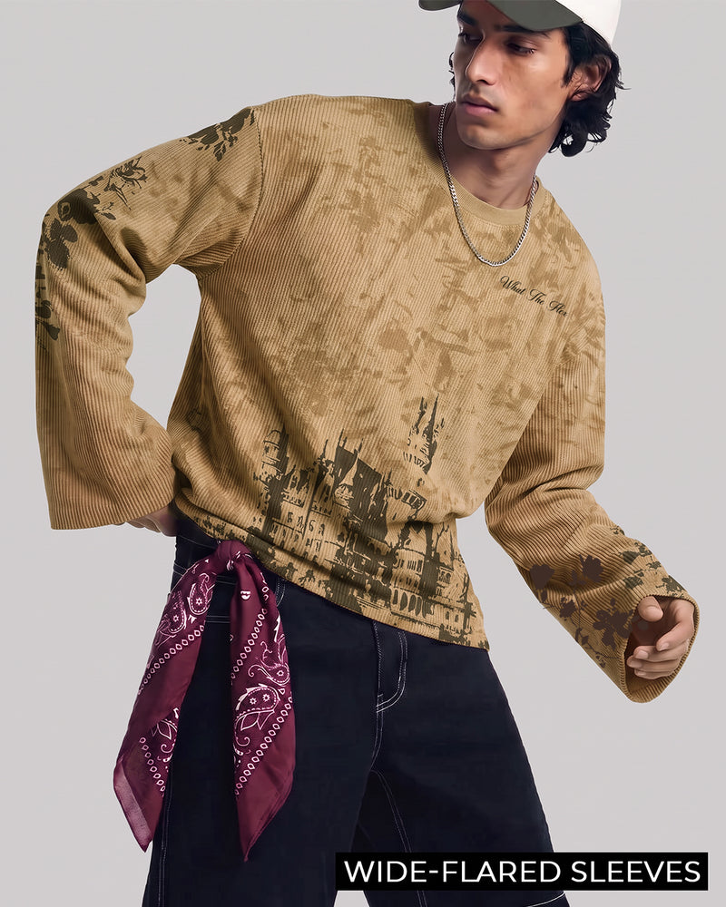 Inner Circle Full Sleeves Ribbed T-Shirt