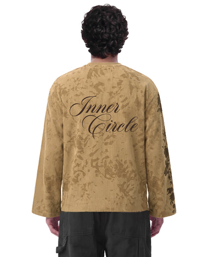 Inner Circle Full Sleeves Ribbed T-Shirt